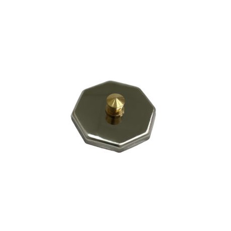 Tapa de aluminio para vaso de vidrio