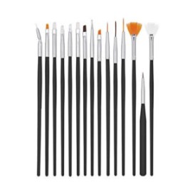 Set de pinceles Nail Art 15 piezas
