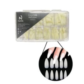 Caja de tips Almendrado Stiletto 500 piezas