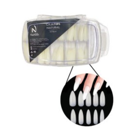 Caja de tips Almendrado Stiletto 100 piezas