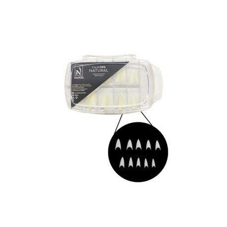 Caja de tips stiletto 100 piezas