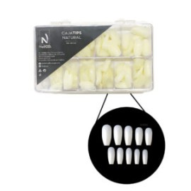 Caja de tips coffin 500 piezas