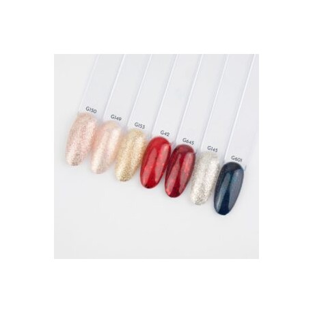 NailCO Gel Tonos con Glitter 3 pasos