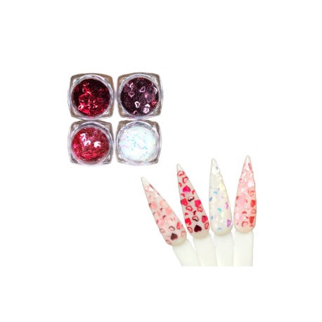 Set Acetato Corazones