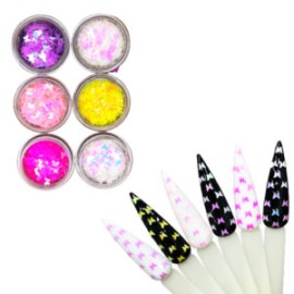 Set Mariposas Multicolor