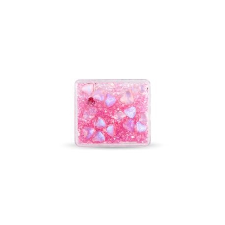 Set corazones con naturaleza muerta