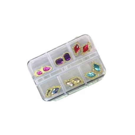 Contenedor de dijes crystal