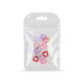 Bolsa surtida de corazones de perla