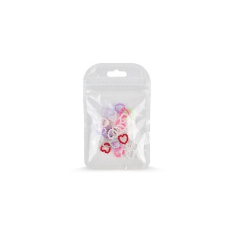 Bolsa surtida de corazones de perla